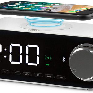 Digital LED Alarm Clock Built In Fast Wireless Charger
