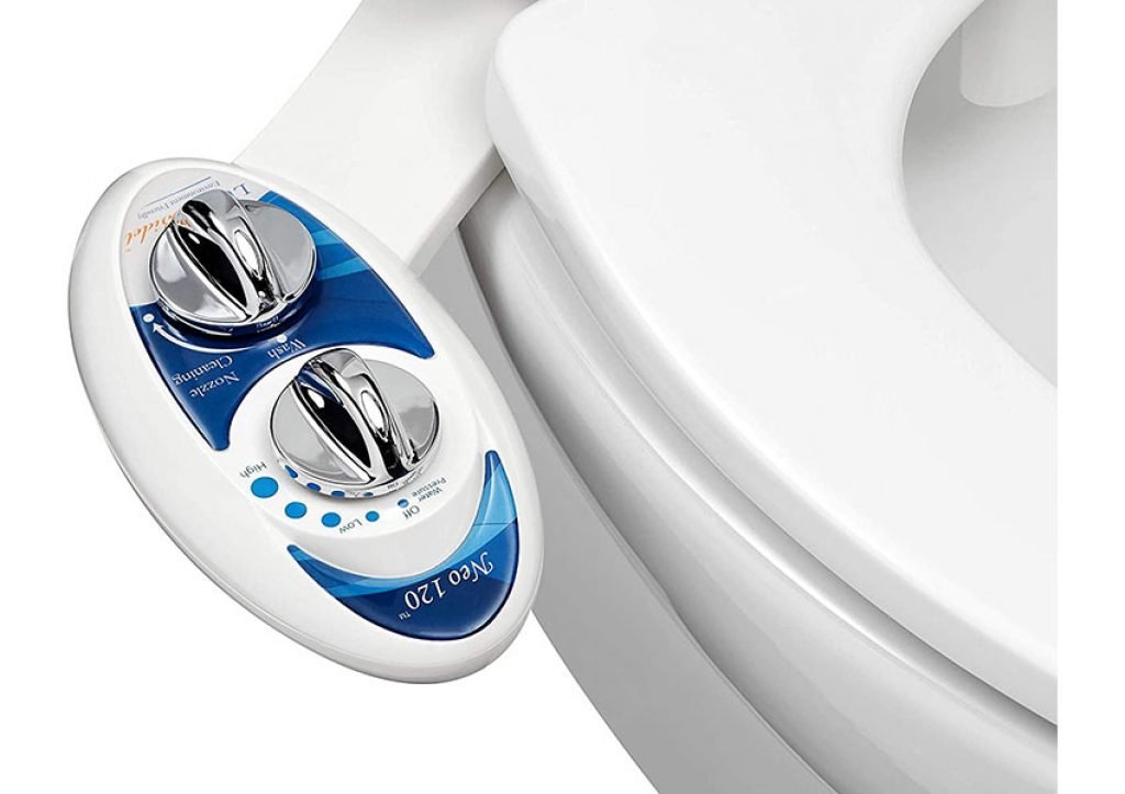 Self Cleaning Nozzle Toilet Attachment