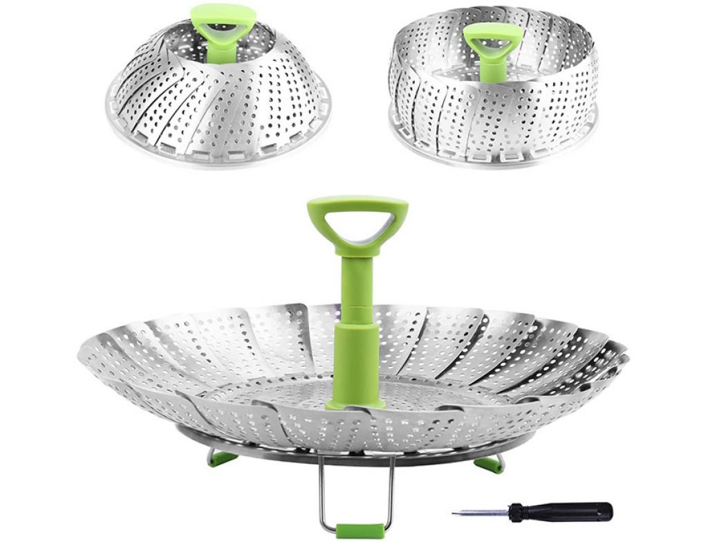 Consevisen Stainless Steel Steamer Basket