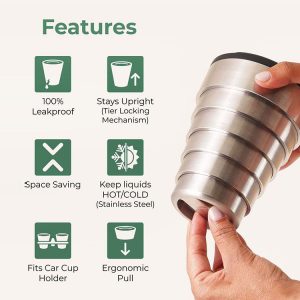 ZYLCH Collapsible Reusable Cup